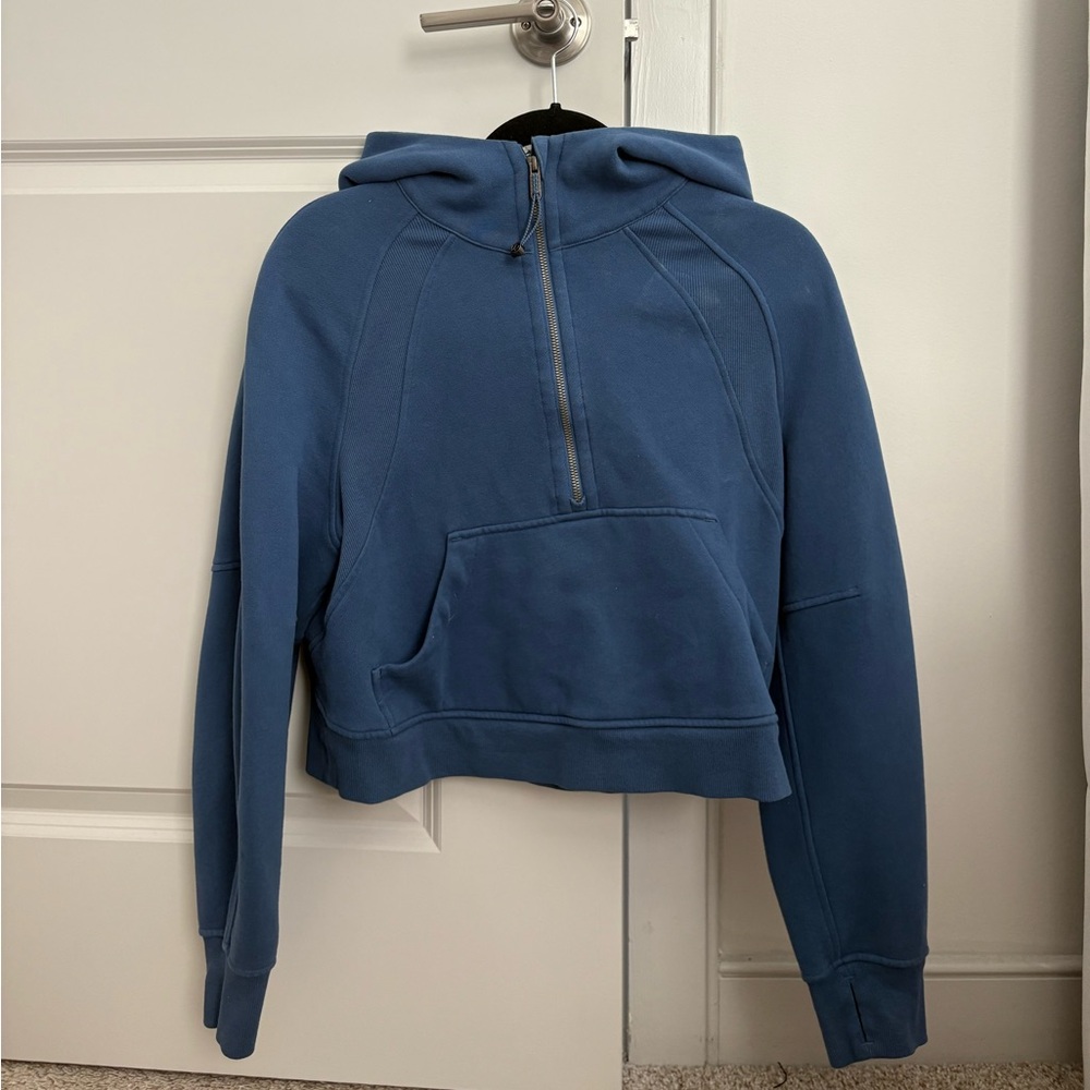 Blue Lululemon Scuba Half zip
